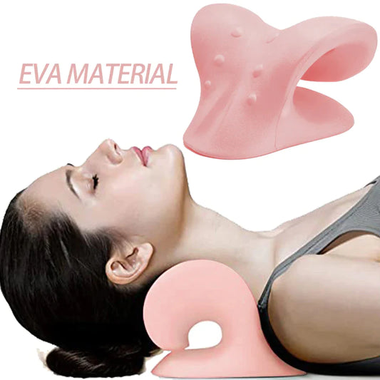 Cervical Spine Stretch Gravity Muscle Relaxation Traction Neck Stretcher Shoulder Massage Pillow Relieve Pain Spine Correction