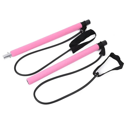 Pilates Stick Multi Functional Fitness Stick Pilates Equipment Yoga Home Elastic Training Pulling Force Rope